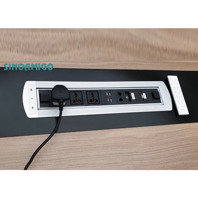 Ổ cắm điện âm bàn Sinoamigo STS-240E cao cấp chính hãng