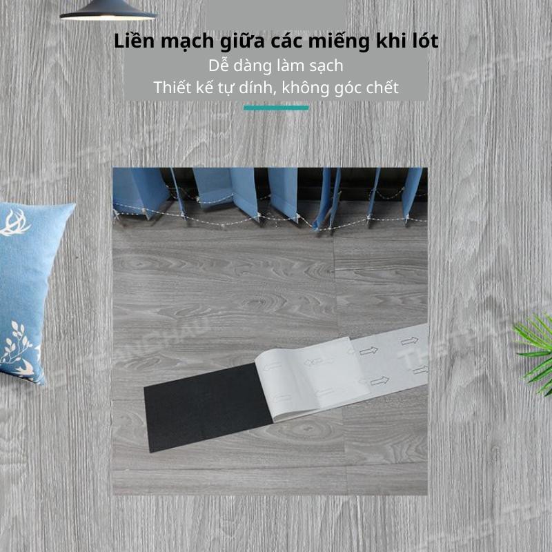 Combo 36 miếng sàn giả gỗ cao cấp loại 1 dày đủ 2mm [FREESHIP] Tự dính C007 - Shop Toàn Châu - Chống cháy