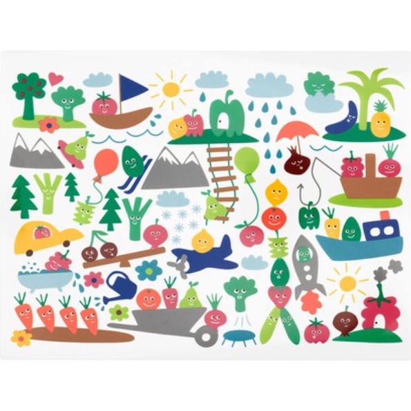 Tấm lót bàn ăn dặm hoạt hình cho bé