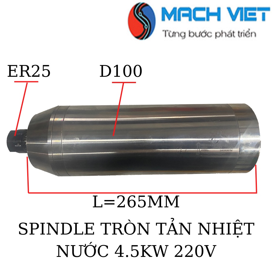SPINDLE - CỦ ĐỤC CNC - CỦ ĐỤC VI TÍNH SK 4.5KW / 5.5KW / 7.5KW  ER20