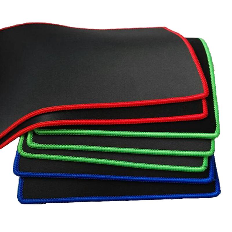Professional Gaming Mouse Pad Solid Color Locking Edge Mouse Mat Anti-slip Natural Rubber Gaming Mouse Mat for PC Laptop