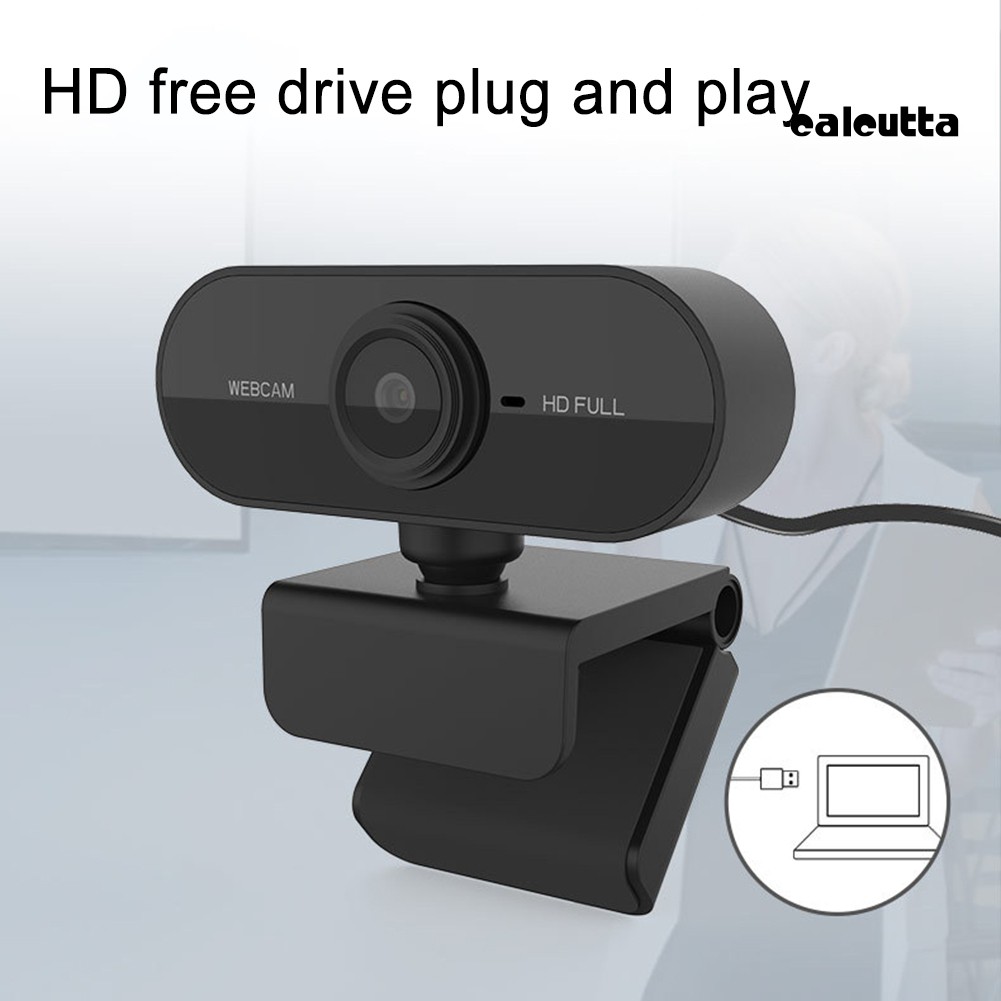 (Hàng Có Sẵn) Webcam Hd 1080p Kết Nối Usb Cho Máy Tính