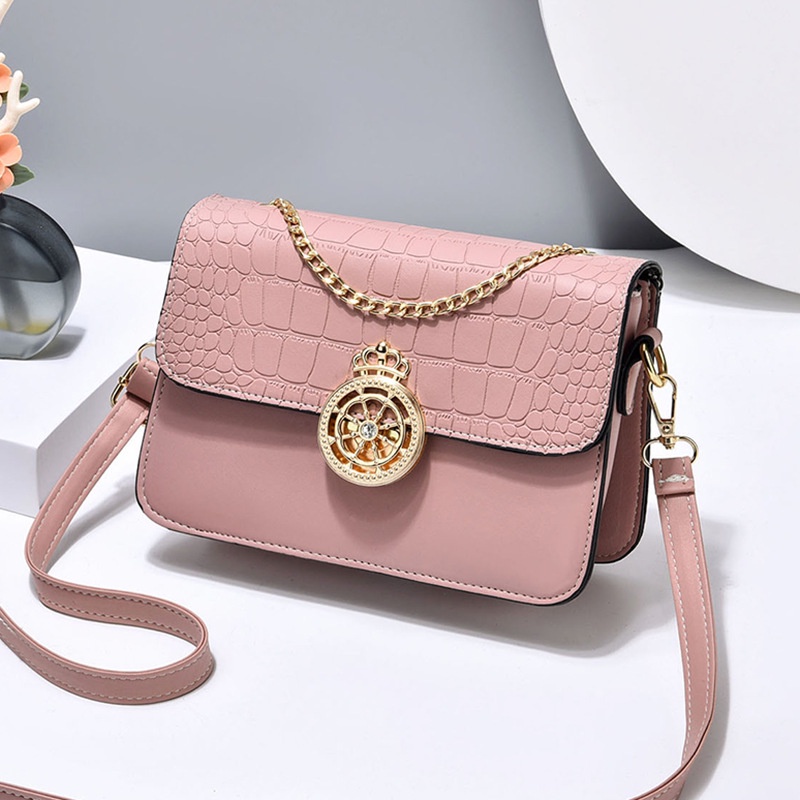 Túi Xách Đeo Chéo Một Bên Vai Hình Vuông Nhỏ Phong Cách Hàn Quốc Đơn Giản Hợp Thời Trang Cho Nữ