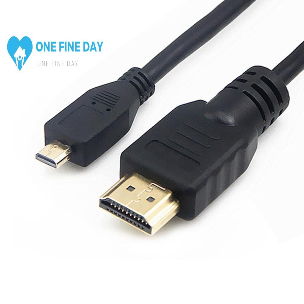 Dây Cáp Chuyển Đổi Micro HDMI Sang HDMI 1080p TV AV A2N6 Chuyên Dụng Chất Lượng Cao