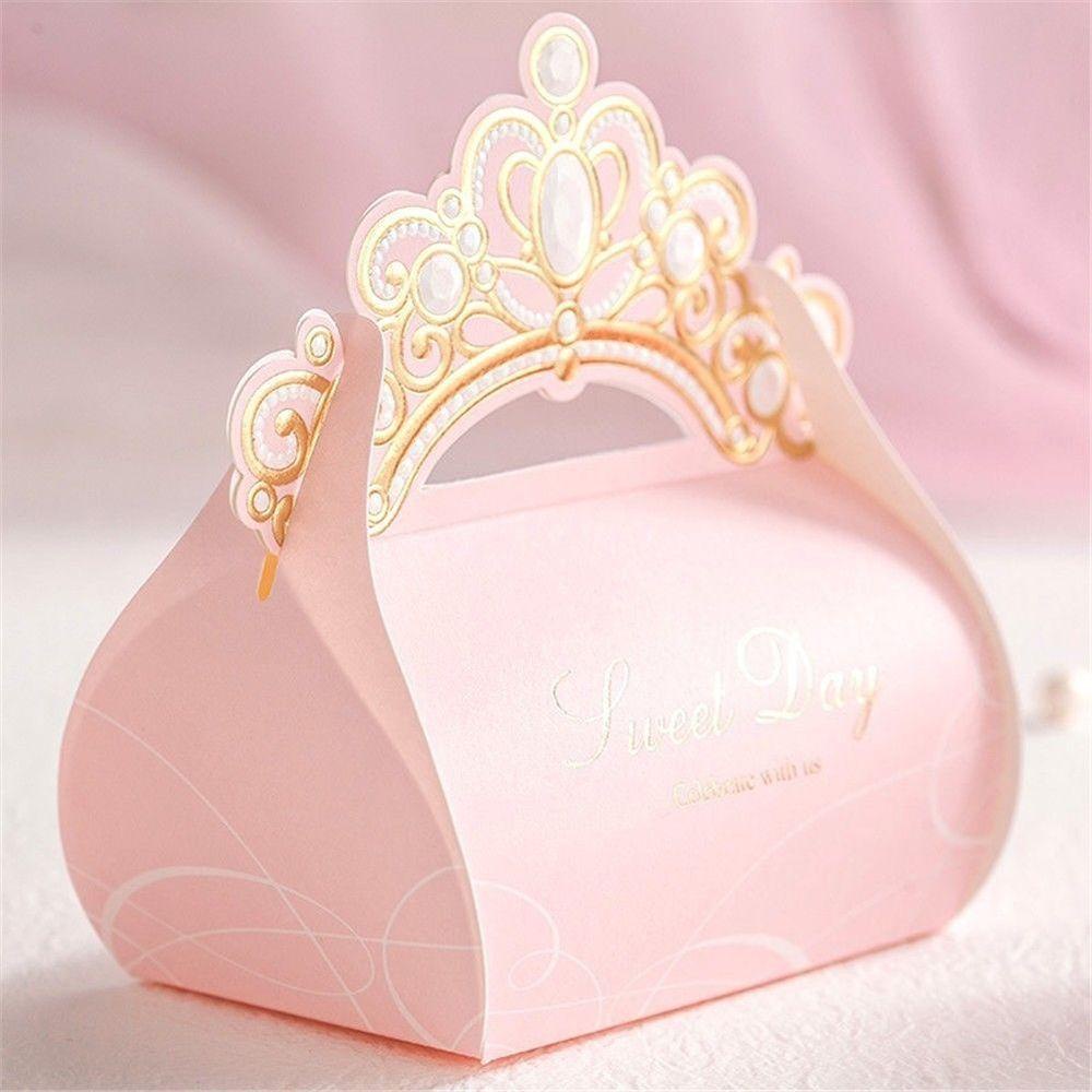 Túi Đựng Kẹo Màu Hồng Dùng Trang Trí Tiệc Tùng