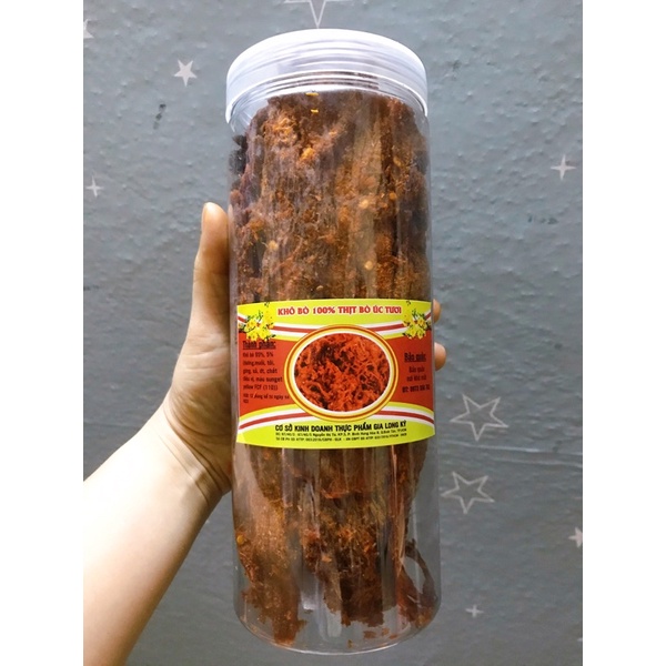 (1KG ) BÒ KHÔ MIẾNG ( Thịt bò úc tươi). Có giấy chứng nhận VSATTP