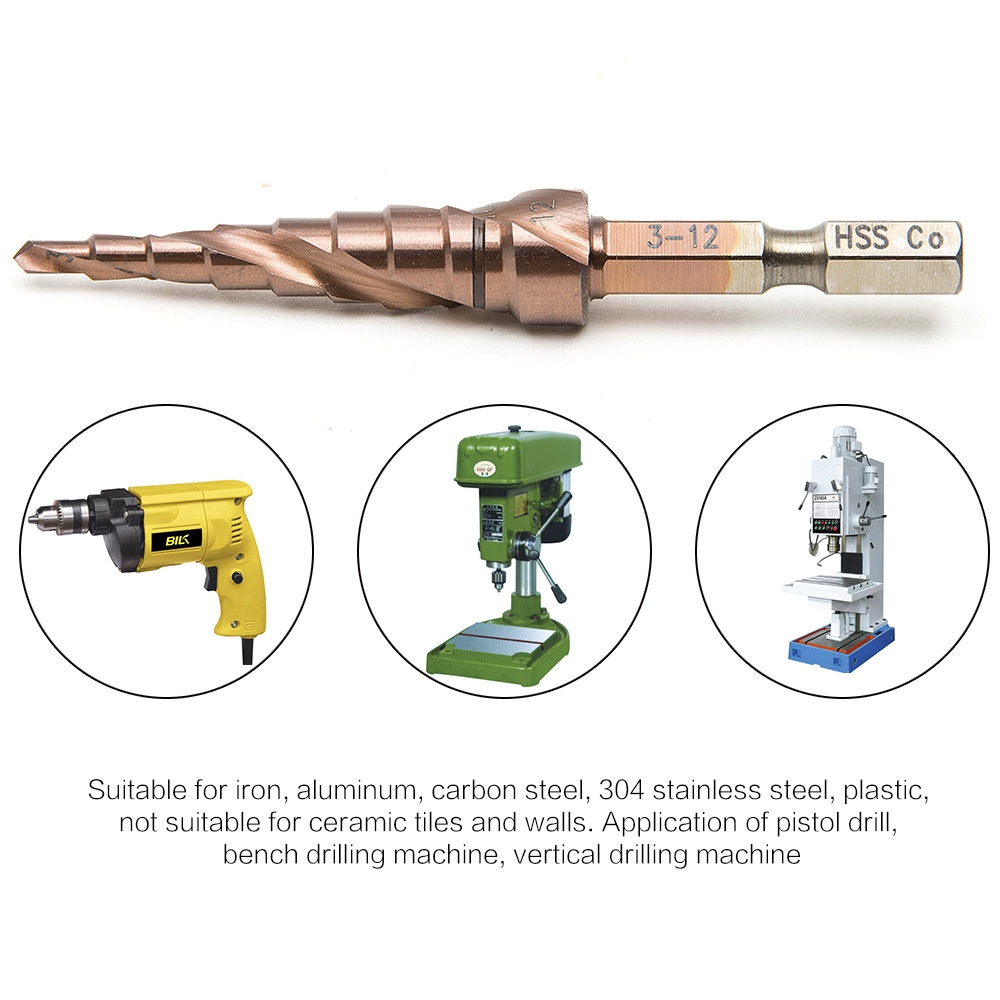 Mũi Khoan Đa Năng HSS M35 3-12/4-22/6-24 Lỗ