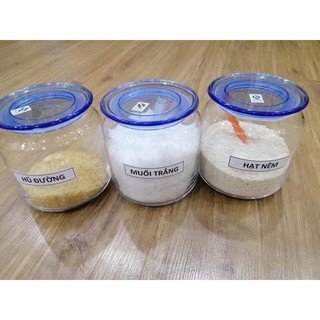 Hũ Thủy Tinh Luminac 500ml Có Nắp Đậy Đựng Gia Vị Dễ Dàng Vệ Sinh, Lọ Thủy Tinh Luminarc Cường Lực Chịu Nhiệt