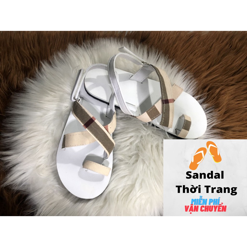 Dép sandal xỏ ngón quai chéo nữ Sandal thời trang Dép nữ giá rẻ