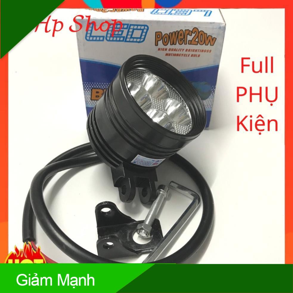 Đèn pha led trợ sáng L4 ngắn 3 chế độ