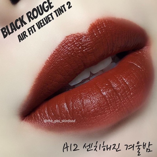 Son kem lì Black Rouge Air Fit Velvet Tint A06 | A12 | Thế Giới Skin Care
