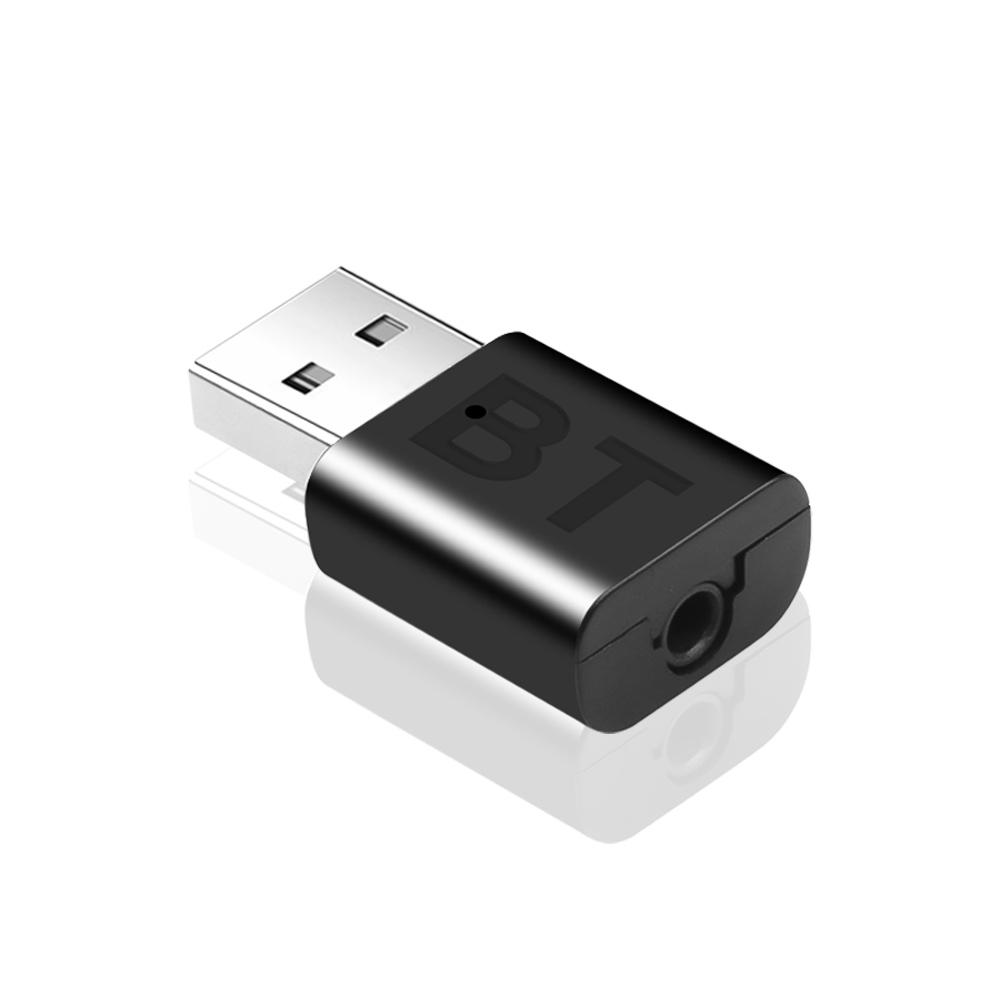 Bộ thiết bị truyền tín hiệu Bluetooth 5.0 không dây mini USB 3.5mm dùng trong xe hơi