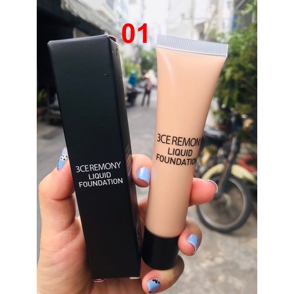 Kem nền 3CE Remony Liquid Foundation