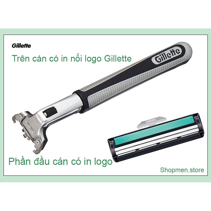 Dao cạo râu Gillette hai lưỡi, cạo sạch, sát chân , dao cạo giá rẻ tiện dụng, một lưỡi cho nhiều lần cạo