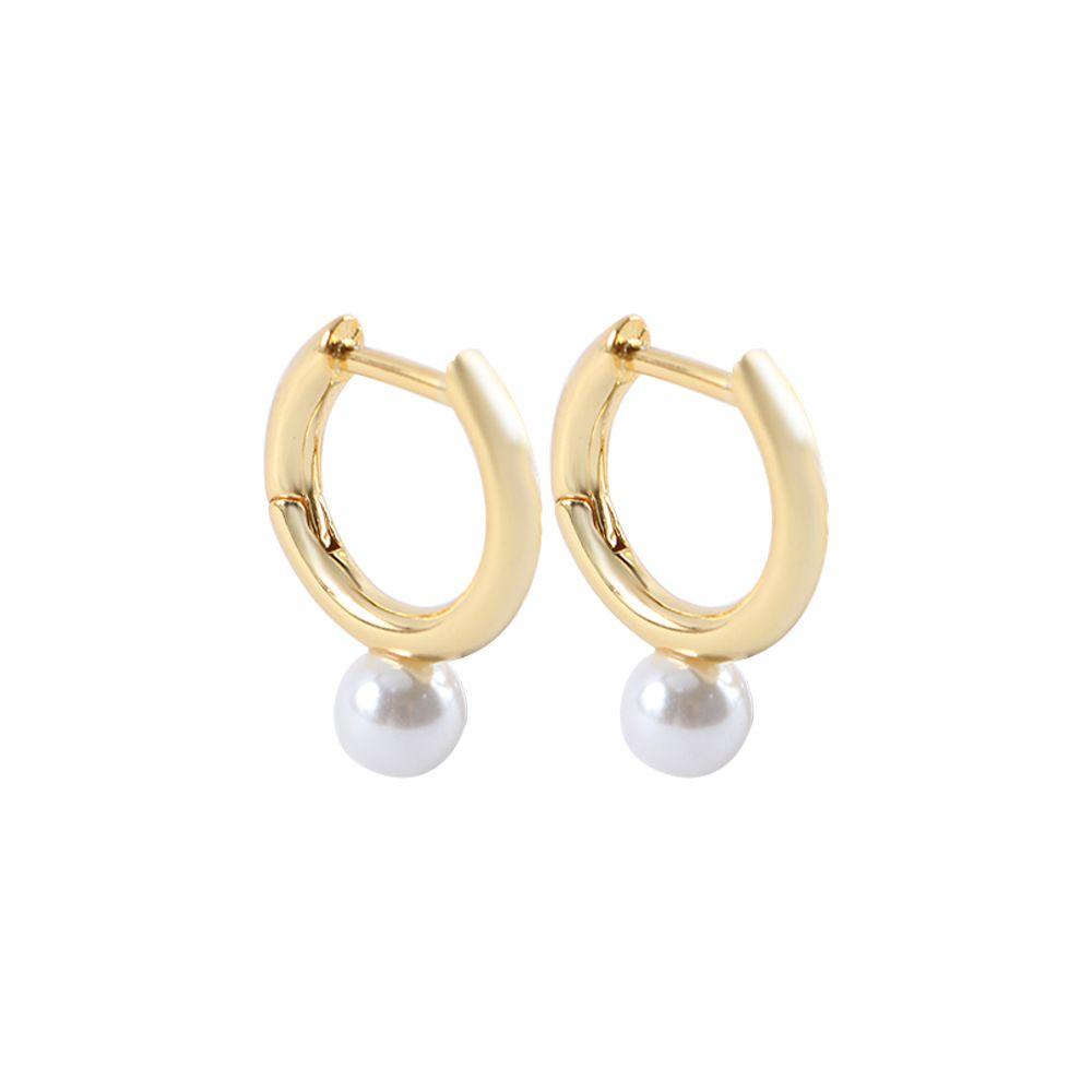 VANES1 Bông Tai Ngọc Trai Thời Trang Nữ Tính