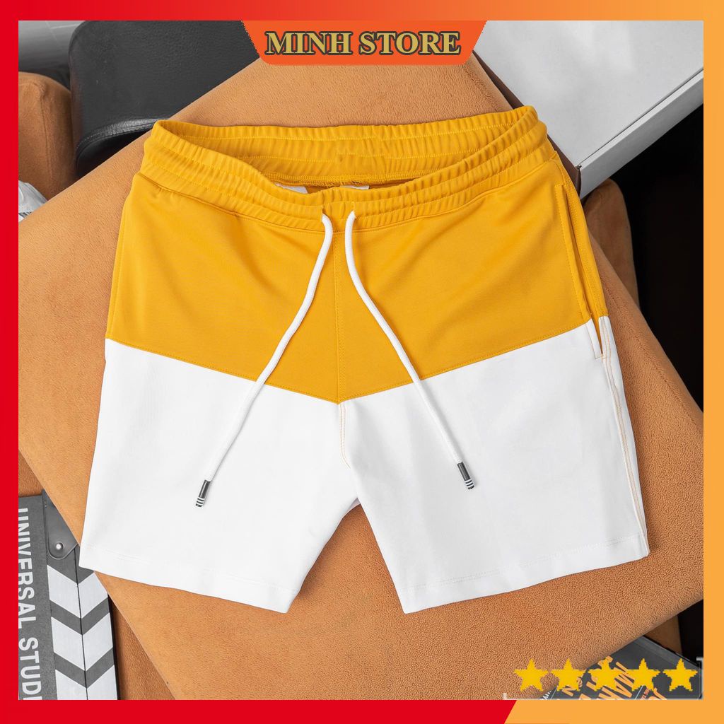 Quần đùi nam cotton cao cấp dày dặn, Quần Đùi Nam thể thao co dãn thỏa mái - Minhstore66