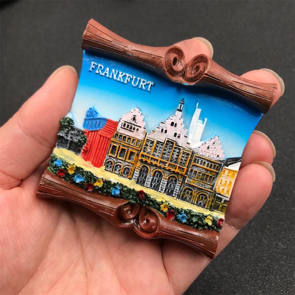 Nam Châm Dán Tủ Lạnh In Chữ Ý Hy Lạp Úc Na Uy Đức Venice Tourism souvenir