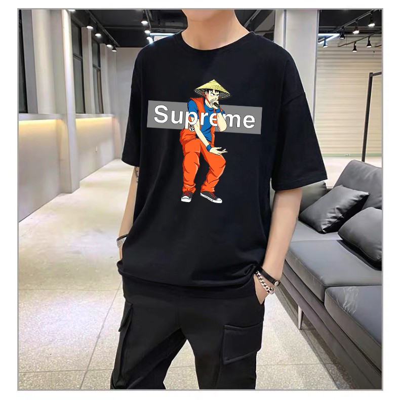 <SMLshop> ÁO THUN UNISEX GOKU MOCKUA (ĐEN) | BigBuy360 - bigbuy360.vn