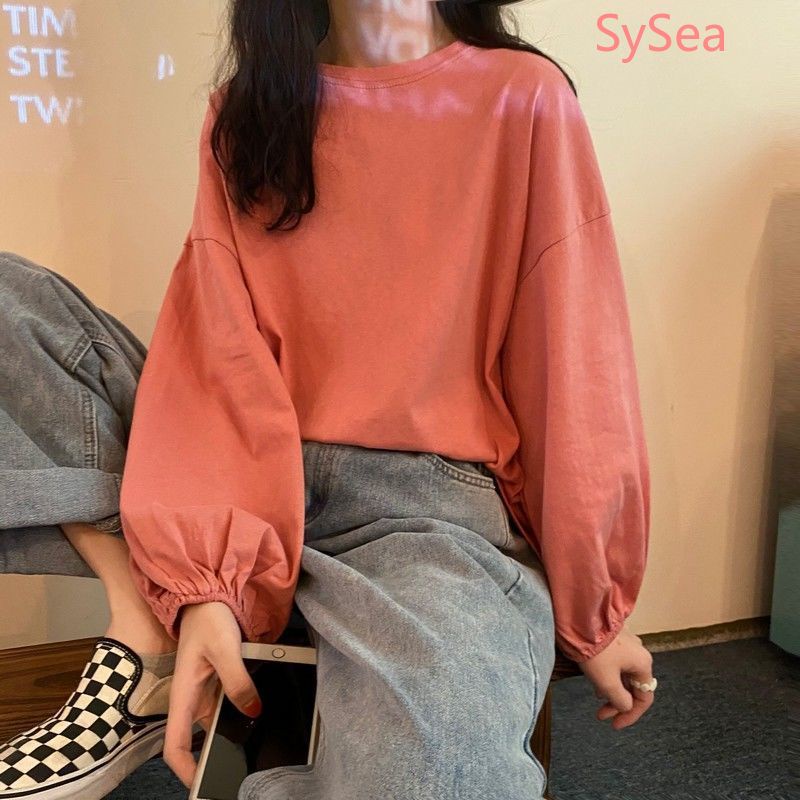 Áo thun tay phồng dáng rộng thời trang cá tính trẻ trung