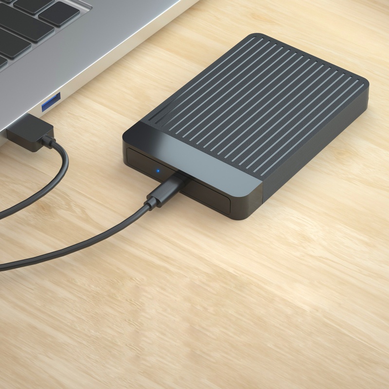 Hộp Đựng Ổ Cứng HDD USB 3 0 Type C 2 5 Inch Thiết Kế Nhỏ Gọn Tiện Dụng Ốp