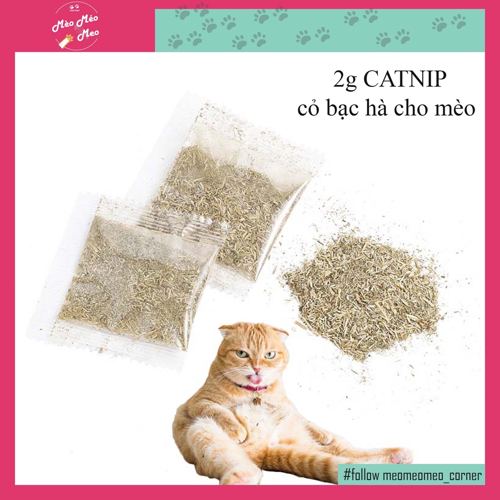 Góc Phê Pha - Catnip Cỏ Bạc Hà Cho Mèo  ~ 3g