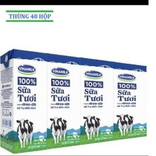 SỮA TƯƠI TIỆT TRÙNG VINAMILK ÍT ĐƯỜNG 180ML THÙNG 48 HỘP