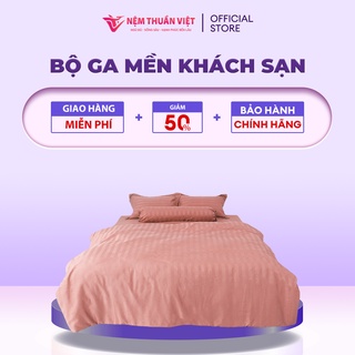 Bộ Chăn Ga Gối Mền Khách Sạn Thuần Việt Cao Cấp KS03