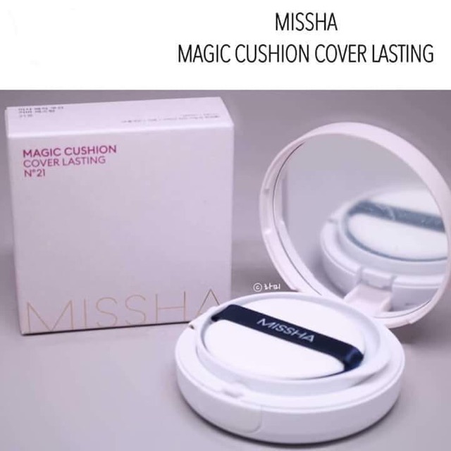 Phấn nước Magic Cushion cover Lasting Missha chính hãng