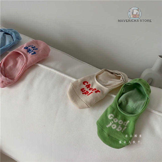 Vớ cổ thấp chống trượt kiểu Nhật Hàn dễ thương cho học sinh