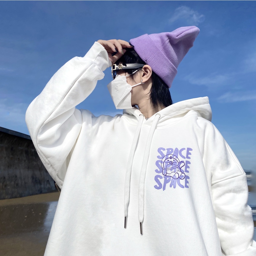 Áo khoác Hoodie nỉ bông SPACE (Tặng kèm túi Tote)