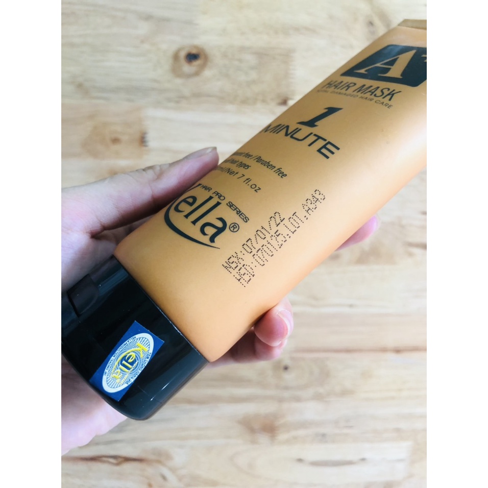 HẤP DẦU Ủ TÓC 1 PHÚT KELLA A+ 200ML DÀNH CHO TÓC KHÔ XƠ, HƯ TỔN -SẢN PHẨM SALON CHUYÊN DÙNG