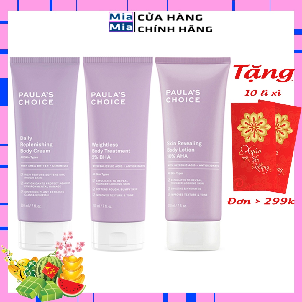 Dưỡng Thể Paula's Choice BHA 2% AHA 10% RETINOL Chống Nắng Body, Mềm Mượt, Mịn Màng Không Tì Vết [NHẬP KHẨU CHÍNH HÃNG]