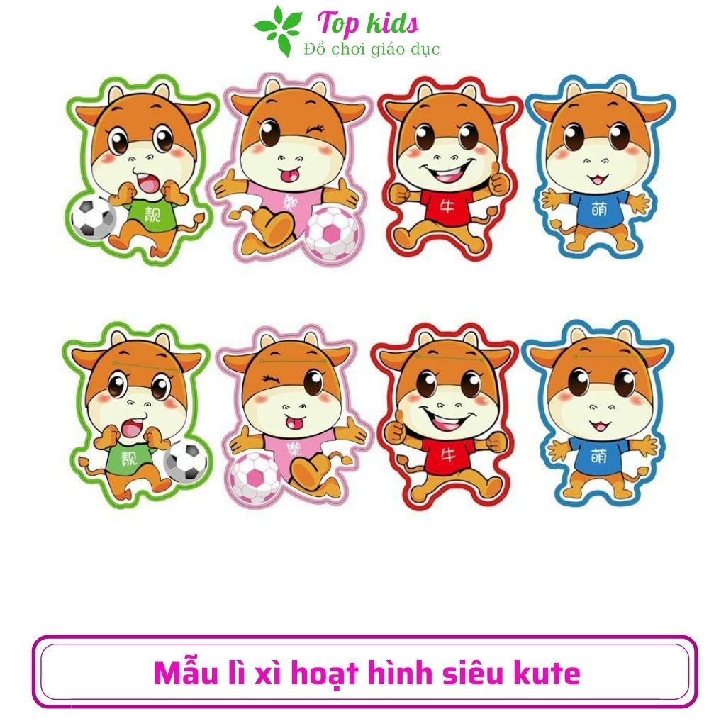 Lì xì chibi tết 2022 hàng cao cấp bóng đẹp, phong bao lixi hoạt hình chipi nhiều mẫu cho bé, li xi độc lạ hot TOPKIDS