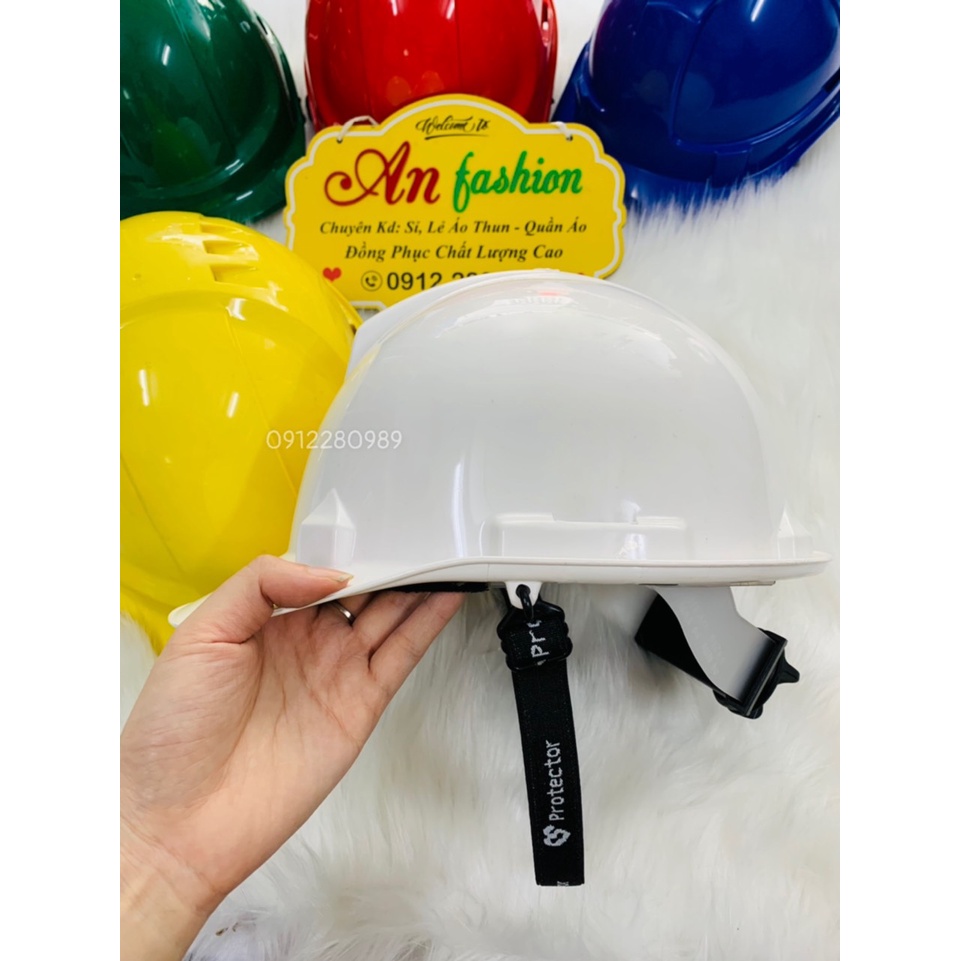 Nón kỹ sư Protector nhập khẩu Úc, Nón bảo hộ công trình cao cấp an toàn _ Hình chụp thật