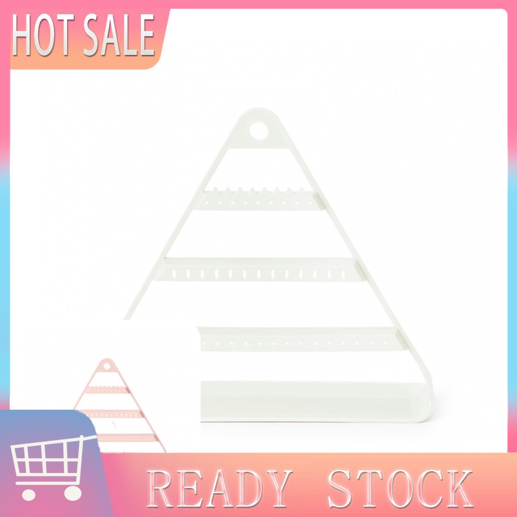 Giá đỡ bông tai hình tam giác nhiều tầng tiện dụng cho gia đình
