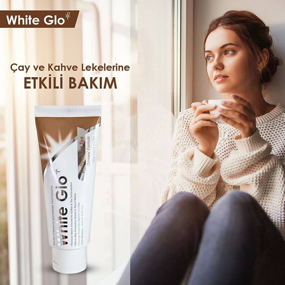 [HÀNG CHÍNH HÃNG] Kem Đánh Răng Cho Người Uống Trà Và Cà Phê White Glo Coffee &amp; Tea Drinkers Fomula 150g