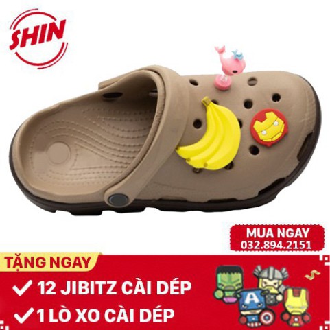 dép crossFREESHIPdép cross quai ngang MAICROSSGB1 tặng thêm 12 jibitz cross