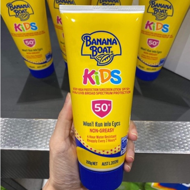 Kem chống nắng cho trẻ Banana Boat KIds SPF 50+ 400g