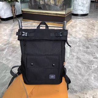 có sẵn màu xám size nhỏ- Ba lô miệng gập cá tính có thể đựng laptop