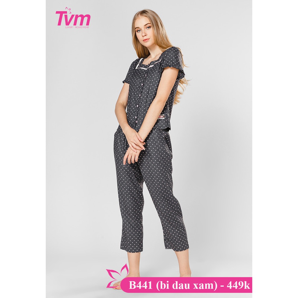 Đồ bộ TVM - B441 Xám - bộ dài