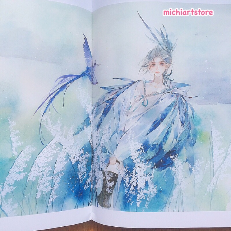 [Michi Art Store] Artbook thanh lý lỗi nhẹ - hướng dẫn vẽ màu nước, phong cảnh