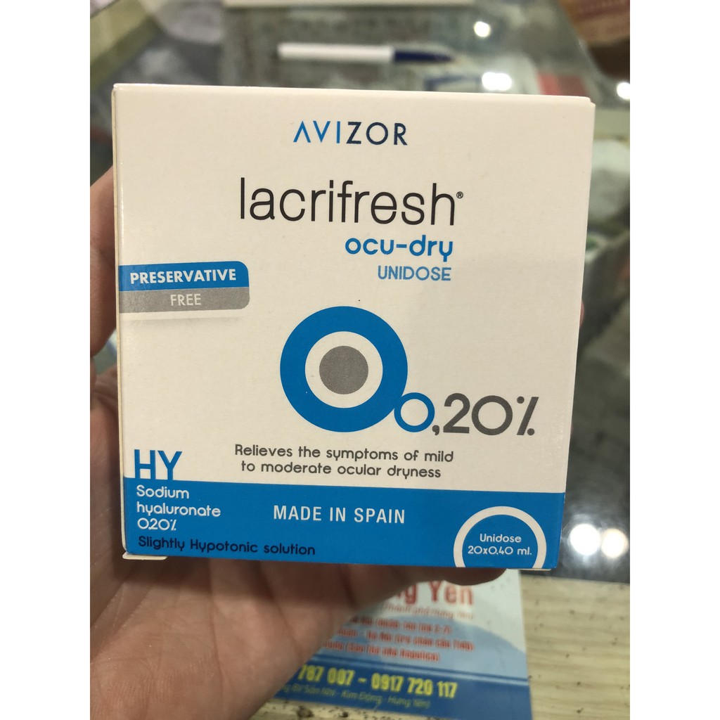 NHỎ MẮT TÉP AVIZOR LACRIFRESH