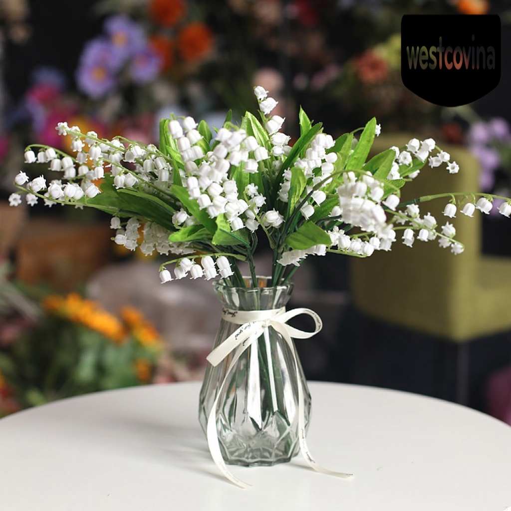[Hot]☀ Hoa Lily Giả Sống Động Như Thật Trang Trí Nhà Cửa / Tiệc Cưới