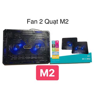 Đế tản nhiệt m2, 2 quạt