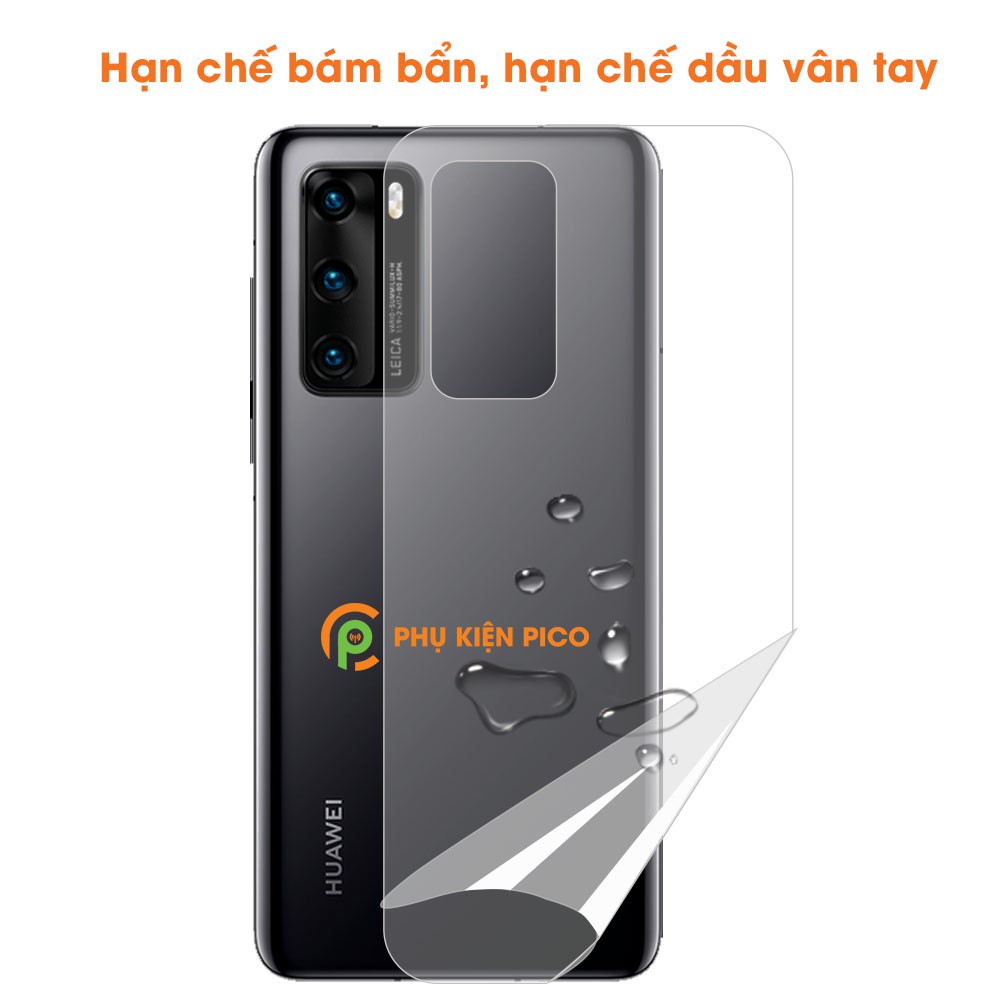 Dán lưng Huawei P40 full mặt lưng dẻo trong suốt PPF tự phục hồi vết xước - Dán dẻo Huawei P40
