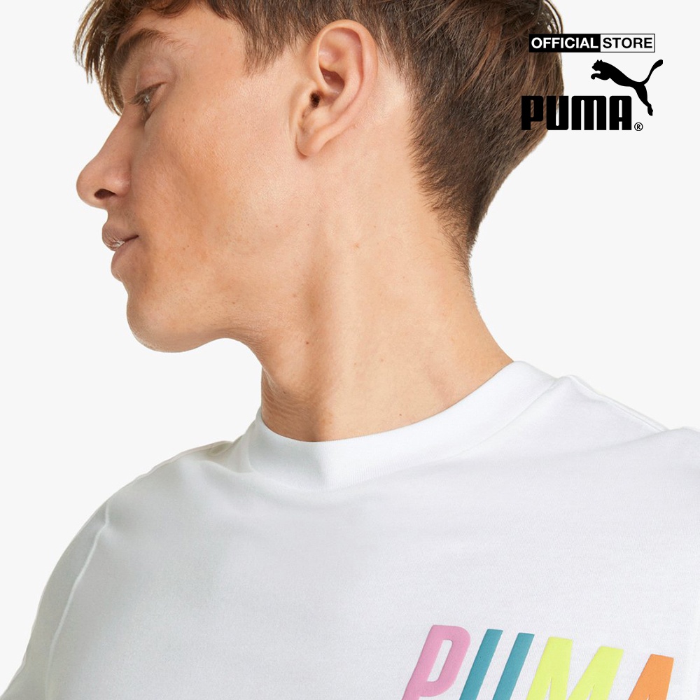 PUMA - Áo thun nam ngắn tay cổ tròn Sportswear by PUMA Graphic 533623-02