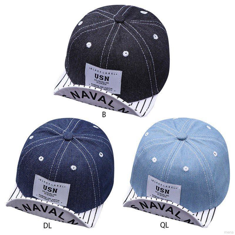 Mũ lưỡi trai denim thời trang cho bé