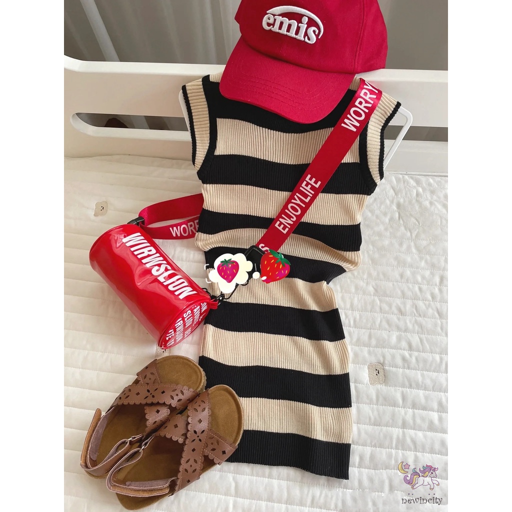 Đầm SáT NáCh Kẻ SọC Dễ Thương Cho Bé GáI