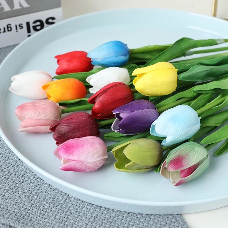 Hoa Tulip Nhân Tạo Trang Trí Tiệc Cưới