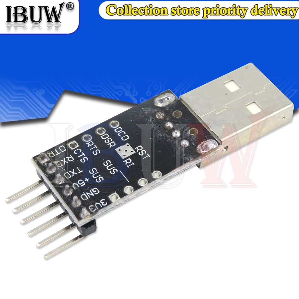 1 Mạch Chuyển Đổi CP2102 USB 2.0 Sang TTL UART 6Pin STC FT232 3.3V/5V